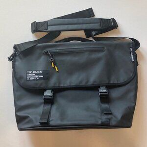 Ted Baker London Crossbody Rubberized "MXB STOLE" Messenger Bag w/ Strap
